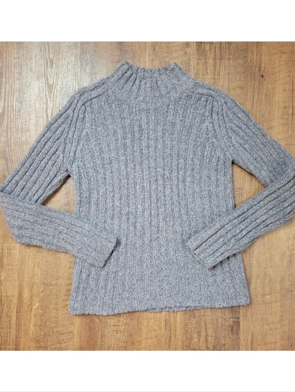 O2 speckled high neck sweater